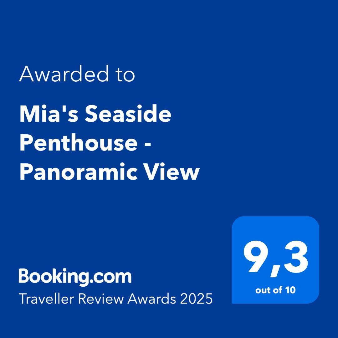Apartament Mia'S Seaside Penthouse - Panoramic View Pireus Zewnętrze zdjęcie